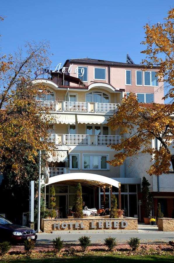 Hotel Lebed Ohrid Esterno foto
