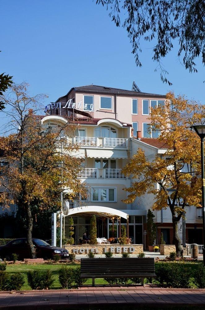 Hotel Lebed Ohrid Esterno foto
