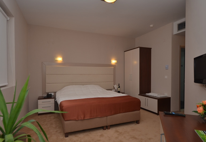 Hotel Lebed Ohrid Esterno foto